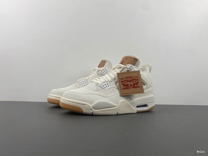Bmlin Levi's x 'White' AO2571-100 Air 4 Jordan 0716
